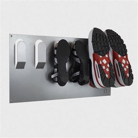 the metal house limited wall mounted shoe rack|Horizontal Wall Mounted Metal Shoe Rack .